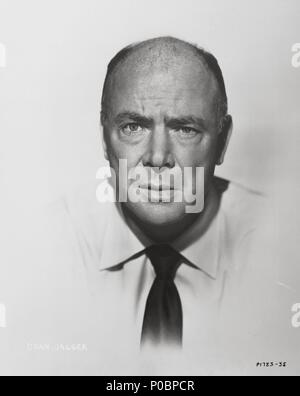 Stars : DEAN JAGGER. Banque D'Images