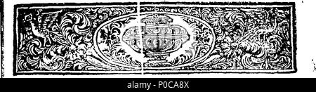 . Anglais : fleuron de livre : UN royal compleat grammaire, anglais et High-German.  = Das ist eine vollkommene : Königliche grammatica, en Französisch-Hochteütscher und Sprach. ... Durch John King, ... 184 royal une grammaire, anglais et compleat Fleuron High-German T150015-4 Banque D'Images