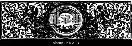 . Anglais : Fleuron du livre : une épître de Calista à Altamont. 315 une épître de Calista à Altamont. Fleuron T144770-2 Banque D'Images