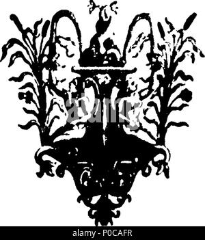 . Anglais : Fleuron du livre : une épître de S------O, à A------a r------n. 315 une épître à partir de S-O, à A-A R-n. Fleuron N005578-2 Banque D'Images