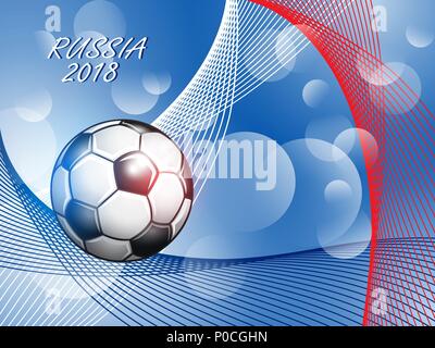 Championnat de soccer abstract colorful background. Illustration de Vecteur