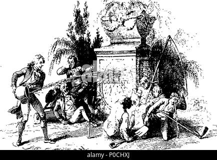 . Anglais : Fleuron du livre : une esquisse, du paysage, un poème didactique. Adressée à R. P. Knight Esqr avec notes, illustrations, et qu'un fichier postscript. 206 une esquisse, du paysage, un poème didactique Fleuron N021442-1 Banque D'Images