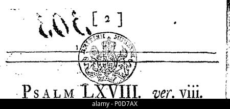 . Anglais : fleuron de livre : un sermon prêché à St Edmund-Bury, le premier mai, 1707. étant le jour d'action de grâce pour l'union de l'Angleterre et l'Ecosse. Publier sur la demande de la société. Par Francis Hutchinson, D. D. Ministre de la paroisse de St James à St Edmund's-Bury. 196 un sermon prêché à St Fleuron T099480-2 Banque D'Images