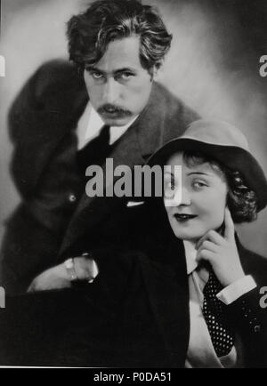 Stars : Josef von Sternberg ; Marlene Dietrich. Banque D'Images