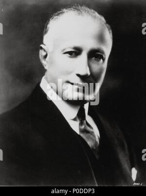 Stars : ADOLPH ZUKOR. Banque D'Images