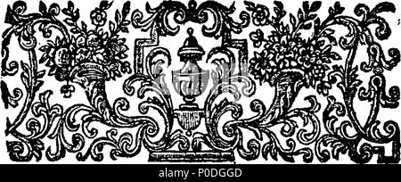 . Anglais : fleuron de livre : un sermon de grâce à Little St. Helen's, à la société qui prennent en charge le jour du Seigneur matin cours là : le premier août, 1743. En commémoration de l'accession de l'heureuse famille royale au trône de Grande-Bretagne. Par Edward Godwin. Publié à la demande de la société. 220 un sermon de grâce à Little St Fleuron N014357-2 Banque D'Images