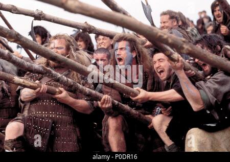 Titre original : Braveheart. Titre en anglais : Braveheart. Film Réalisateur : Mel Gibson. Année : 1995. Stars : Mel Gibson. Crédit : 20TH CENTURY FOX / Album Banque D'Images