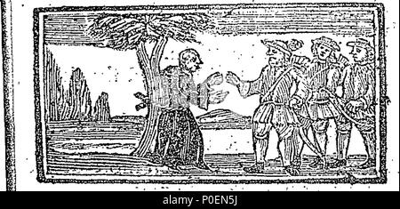 . Anglais : fleuron de livre : un vrai conte de Robin des Bois. 241 une véritable histoire de Robin des bois. Fleuron T093167-4 Banque D'Images
