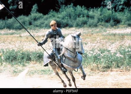 Titre original : JEANNE D'ARC. Titre en anglais : DE JEANNE D'ARC. Film Réalisateur : Luc BESSON. Année : 1999. Stars : Milla Jovovich. Credit : GAUMONT / Album Banque D'Images