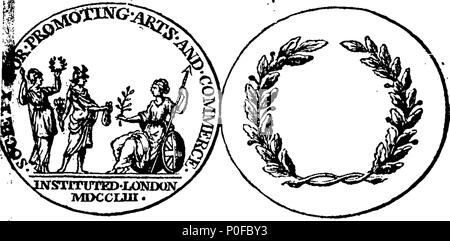 . Anglais : Fleuron du livre : Résumé des primes offertes par la société institué au London for the encouragement of Arts, manufactures, et du commerce. 257 Résumé des primes offertes par la société institué au London for the encouragement of Arts, Manufactures, commerce et Fleuron T062355-1 Banque D'Images