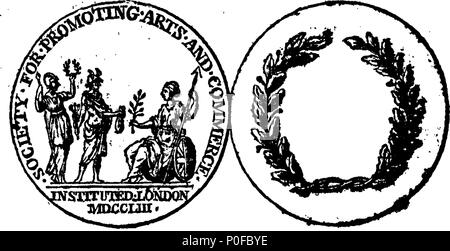 . Anglais : Fleuron du livre : Résumé des primes offertes par la société, institué à la London for the encouragement of Arts, manufactures, et du commerce. 257 Résumé des primes offertes par la société, institué à la London for the encouragement of Arts, Manufactures, commerce et Fleuron T163506-1 Banque D'Images