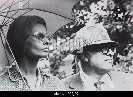 Stars : SOPHIA LOREN et CARLO PONTI. Banque D'Images