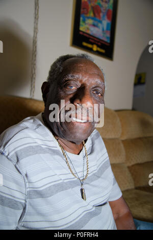 Un homme de 81 ans, Tucson, Arizona, États-Unis. Banque D'Images