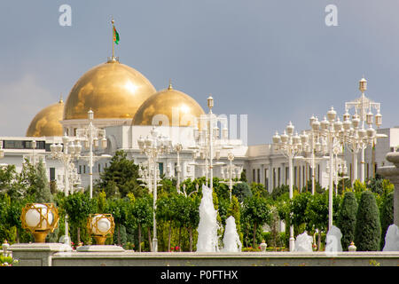 Le Palais Présidentiel, Ashgabat, Turkménistan Banque D'Images