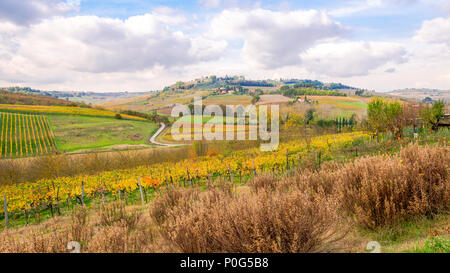 Tuscan Hills lisse Banque D'Images