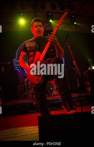 Olgiate Molgora (LC), 7 juin. Less Than Jake effectue la Sbiellata Sanzenese @. © Davide Merli / Alamy Live News Banque D'Images