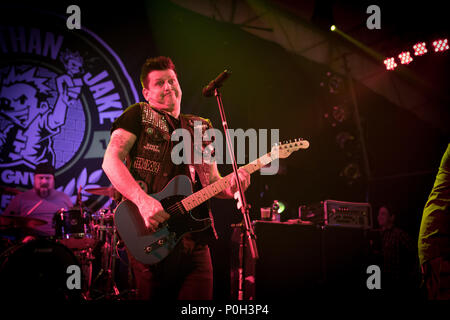 Olgiate Molgora (LC), 7 juin. Less Than Jake effectue la Sbiellata Sanzenese @. © Davide Merli / Alamy Live News Banque D'Images