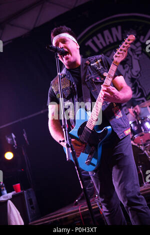 Olgiate Molgora (LC), 7 juin. Less Than Jake effectue la Sbiellata Sanzenese @. © Davide Merli / Alamy Live News Banque D'Images