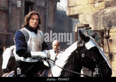 Titre original : premier chevalier. Titre en anglais : premier chevalier. Directeur de film : JERRY ZUCKER. Année : 1995. Stars : LANCELOT ; RICHARD GERE. Credit : COLUMBIA TRI STAR / Album Banque D'Images