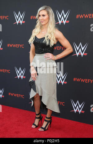 North Hollywood, CA, États-Unis. 6 juin 2018. 06 juin 2018 - North Hollywood, Californie - Charlotte Flair. Événement WWE FYC organisé au Saban Media Center de la Television Academy. Crédit photo : F. Sadou/Admedia Banque D'Images