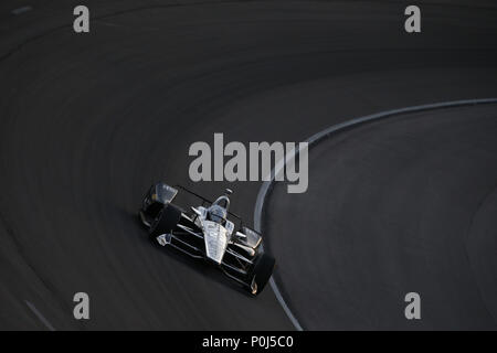 Fort Worth, Texas, USA. 9 juin, 2018. SIMON PAGENAUD (22) de la France pour les batailles au cours de la position de la technologie 600 DXC au Texas Motor Speedway à Fort Worth, Texas. Crédit : Justin R. Noe Asp Inc/ASP/ZUMA/Alamy Fil Live News Banque D'Images