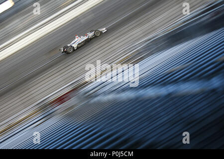 Fort Worth, Texas, USA. 9 juin, 2018. Force de volonté (12) de l'Australie pour les batailles au cours de la position de la technologie 600 DXC au Texas Motor Speedway à Fort Worth, Texas. Crédit : Justin R. Noe Asp Inc/ASP/ZUMA/Alamy Fil Live News Banque D'Images