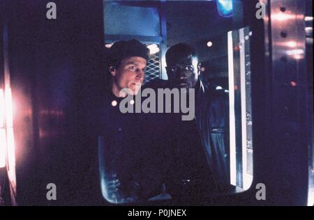 Film Original Titre : TRAIN D'ARGENT. Titre en anglais : L'ARGENT TRAIN. Directeur de film : JOSEPH RUBEN. Année : 1995. Stars : Woody Harrelson, Wesley Snipes. Credit : Columbia Pictures / Album Banque D'Images