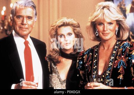 Titre original : Dynastie. Titre en anglais : Dynastie. Année : 1981. Stars : John Forsythe, Linda Evans ; Pamela Sue Martin. Credit : orthographe/ABC/Album Banque D'Images