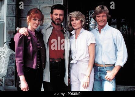 Titre original : FALCON CREST-TV. Titre en anglais : FALCON CREST-TV. Année : 1981. Stars : SUSAN SULLIVAN, Robert FOXWORTH, WILLIAM R. MOSES, JAMIE ROSE. Credit : LORIMAR PLAT / Album Banque D'Images