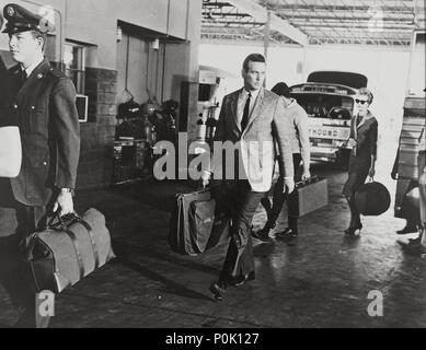 Titre original : le fugitif. Titre en anglais : le fugitif. Année : 1963. Stars : DAVID JANSSEN. Credit : ABC-TV / Album Banque D'Images