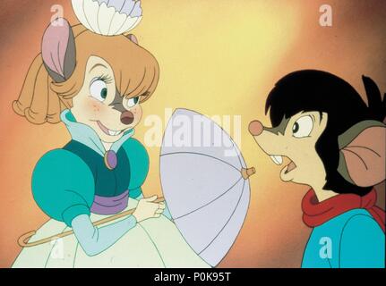 Titre original : AN AMERICAN TAIL. Titre en anglais : AN AMERICAN TAIL. Film Réalisateur : Don BLUTH. Année : 1986. Credit : UNIVERSAL PICTURES / Album Banque D'Images