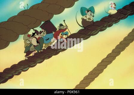 Titre original : AN AMERICAN TAIL. Titre en anglais : AN AMERICAN TAIL. Film Réalisateur : Don BLUTH. Année : 1986. Credit : UNIVERSAL PICTURES / Album Banque D'Images