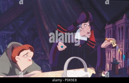 Titre original : Le Bossu de Notre-Dame. Titre en anglais : Le Bossu de Notre-Dame. Directeur : GARY TROUSDALE Films ; KIRK WISE. Année : 1996. Credit : WALT DISNEY PRODUCTIONS / Album Banque D'Images