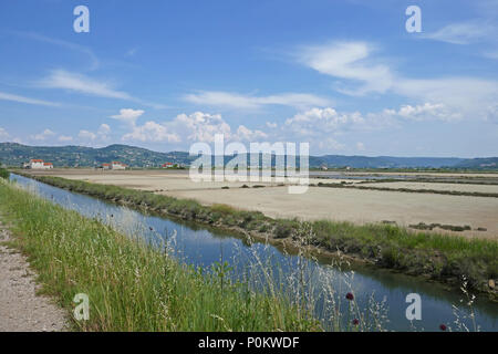 Salines, Sečovlje Salina, Slovénie Banque D'Images