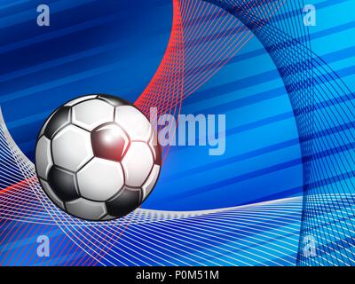 Championnat de soccer abstract colorful background. Illustration de Vecteur