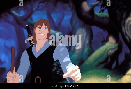 Titre original : QUEST FOR CAMELOT. Titre en anglais : QUEST FOR CAMELOT. Directeur de film : FREDERIK DU CHAU. Année : 1998. Credit : Warner Brothers / Album Banque D'Images