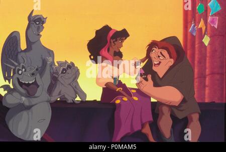 Titre original : Le Bossu de Notre-Dame. Titre en anglais : Le Bossu de Notre-Dame. Directeur : GARY TROUSDALE Films ; KIRK WISE. Année : 1996. Credit : WALT DISNEY PRODUCTIONS / Album Banque D'Images