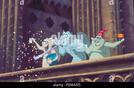 Titre original : Le Bossu de Notre-Dame. Titre en anglais : Le Bossu de Notre-Dame. Directeur : GARY TROUSDALE Films ; KIRK WISE. Année : 1996. Credit : WALT DISNEY PRODUCTIONS / Album Banque D'Images