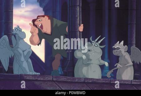 Titre original : Le Bossu de Notre-Dame. Titre en anglais : Le Bossu de Notre-Dame. Directeur : GARY TROUSDALE Films ; KIRK WISE. Année : 1996. Credit : WALT DISNEY PRODUCTIONS / Album Banque D'Images