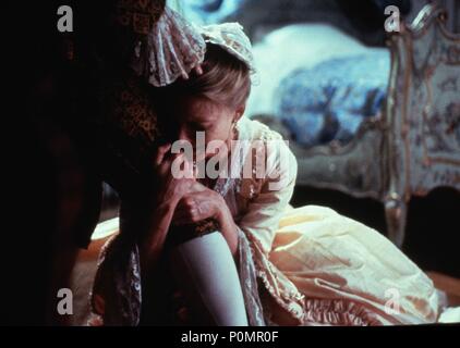 Titre original : Liaisons dangereuses. Titre en anglais : Liaisons dangereuses. Film Réalisateur : Stephen Frears. Année : 1988. Stars : Michelle Pfeiffer. Credit : Warner Brothers / Album Banque D'Images