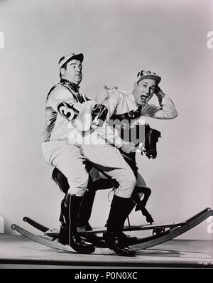 Stars : BUD ABBOTT ET LOU COSTELLO. Banque D'Images