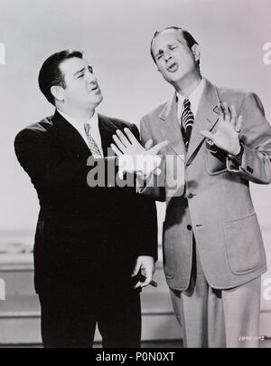 Stars : BUD ABBOTT ET LOU COSTELLO. Banque D'Images