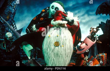 Titre original : TIM BURTON'S Nightmare Before Christmas. Titre en anglais : TIM BURTON'S Nightmare Before Christmas. Film Réalisateur : Henry Selick. Année : 1993. Credit : Touchstone Pictures / FLETCHER, Joel / Album Banque D'Images