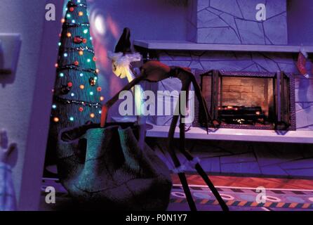 Titre original : TIM BURTON'S Nightmare Before Christmas. Titre en anglais : TIM BURTON'S Nightmare Before Christmas. Film Réalisateur : Henry Selick. Année : 1993. Credit : Touchstone Pictures / Album Banque D'Images