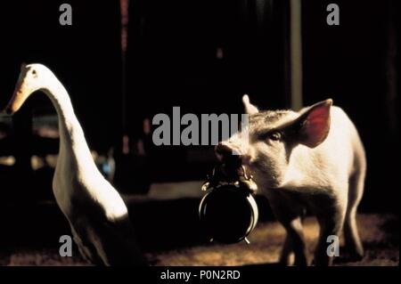 Titre original : BABE, LE COCHON GALLANT. Titre en anglais : BABE, LE COCHON GALLANT. Directeur de film : CHRIS NOONAN. Année : 1995. Credit : UNIVERSAL PICTURES / TOWNLEY, JIM / Album Banque D'Images