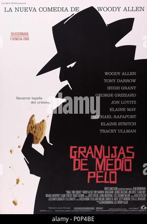 Titre original : DECONSTRUCTING HARRY. Titre en anglais : SMALL TIME CROOKS. Film Réalisateur : Woody Allen. Année : 2000. Banque D'Images