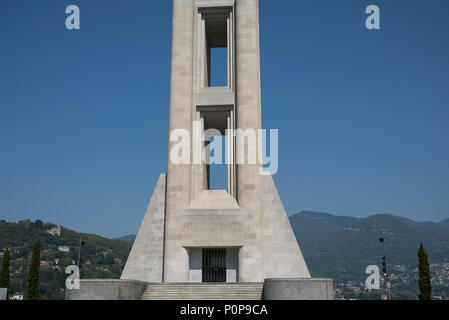 Côme, Italie - 22 Avril 2018 : Monument aux Morts (Monumento ai Caduti) Banque D'Images