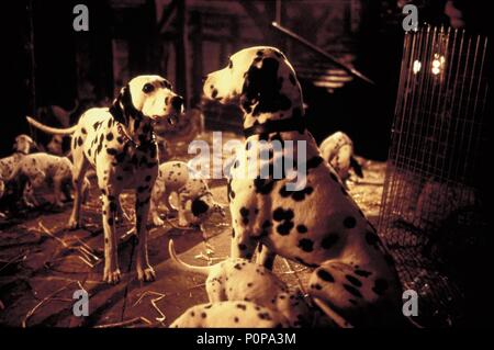 Film Original Titre : Les 101 dalmatiens. Titre en anglais : Les 101 dalmatiens. Directeur : Stephen Herek Film. Année : 1996. Credit : WALT DISNEY PRODUCTIONS / GORTON, Steve / Album Banque D'Images