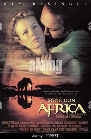 Titre original : J'ai rêvé de l'Afrique. Titre en anglais : j'ai rêvé de l'Afrique. Film Réalisateur : HUGH HUDSON. Année : 2000. Credit : Columbia Pictures / Album Banque D'Images