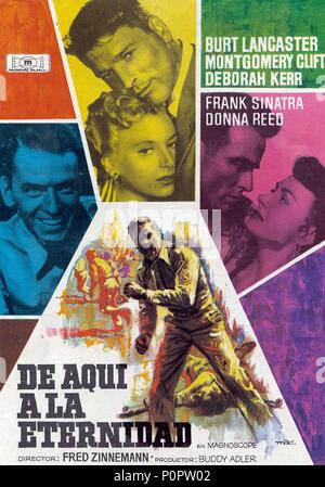 Titre original : D'ici à l'éternité. Titre en anglais : D'ici à l'éternité. Directeur de film : FRED ZINNEMANN. Année : 1953. Credit : Columbia Pictures / Album Banque D'Images